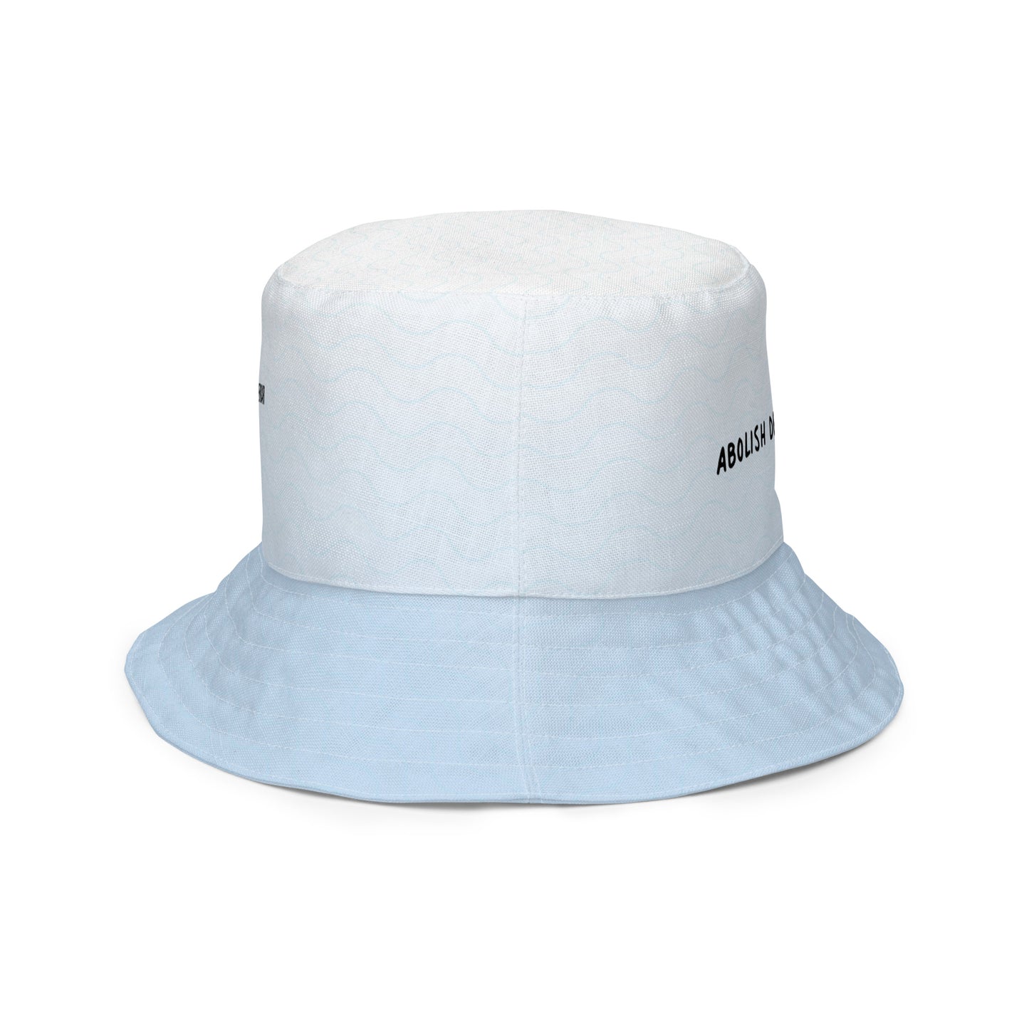 Abolish Dead Beat Dad's Reversible Blue Ombre Bucket Hat