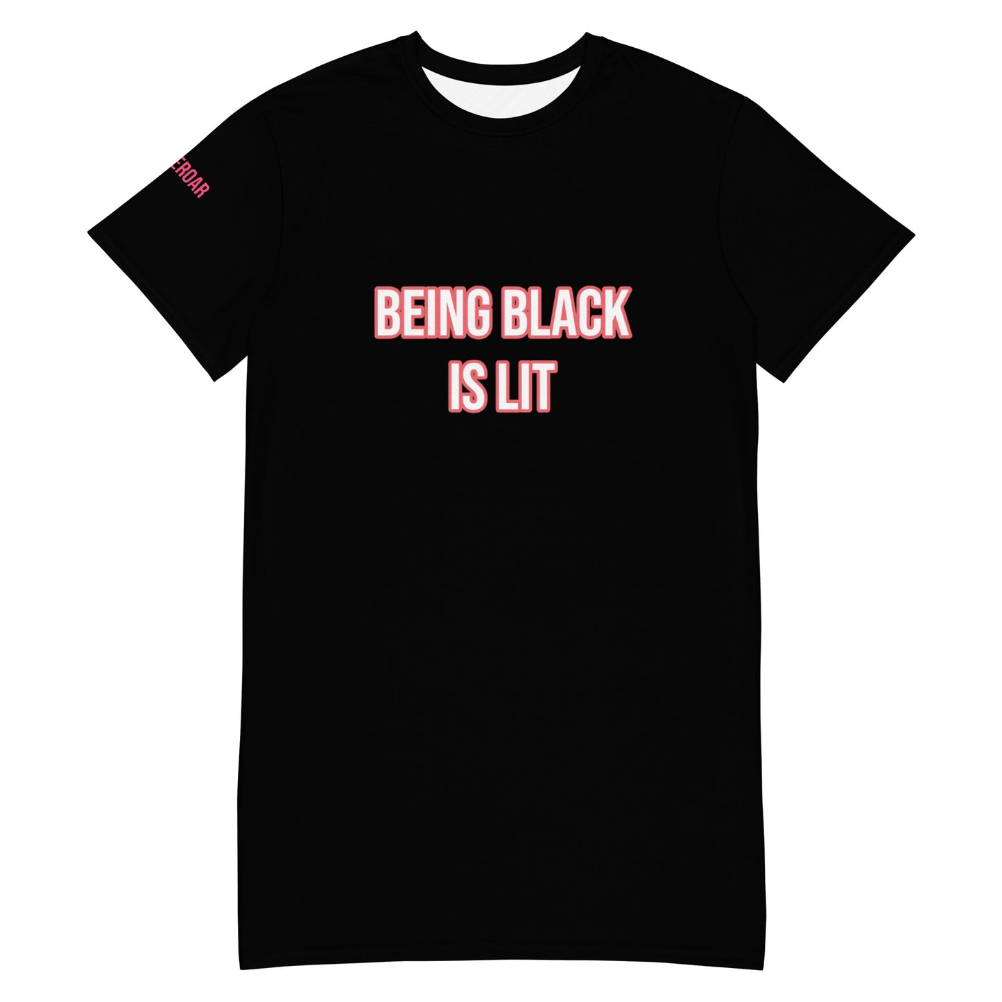 Being Black Is Lit T-Shirt Dress
