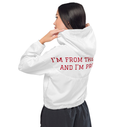 I'm From The Lou & I'm Proud Cardinals / 314 Crop Windbreaker