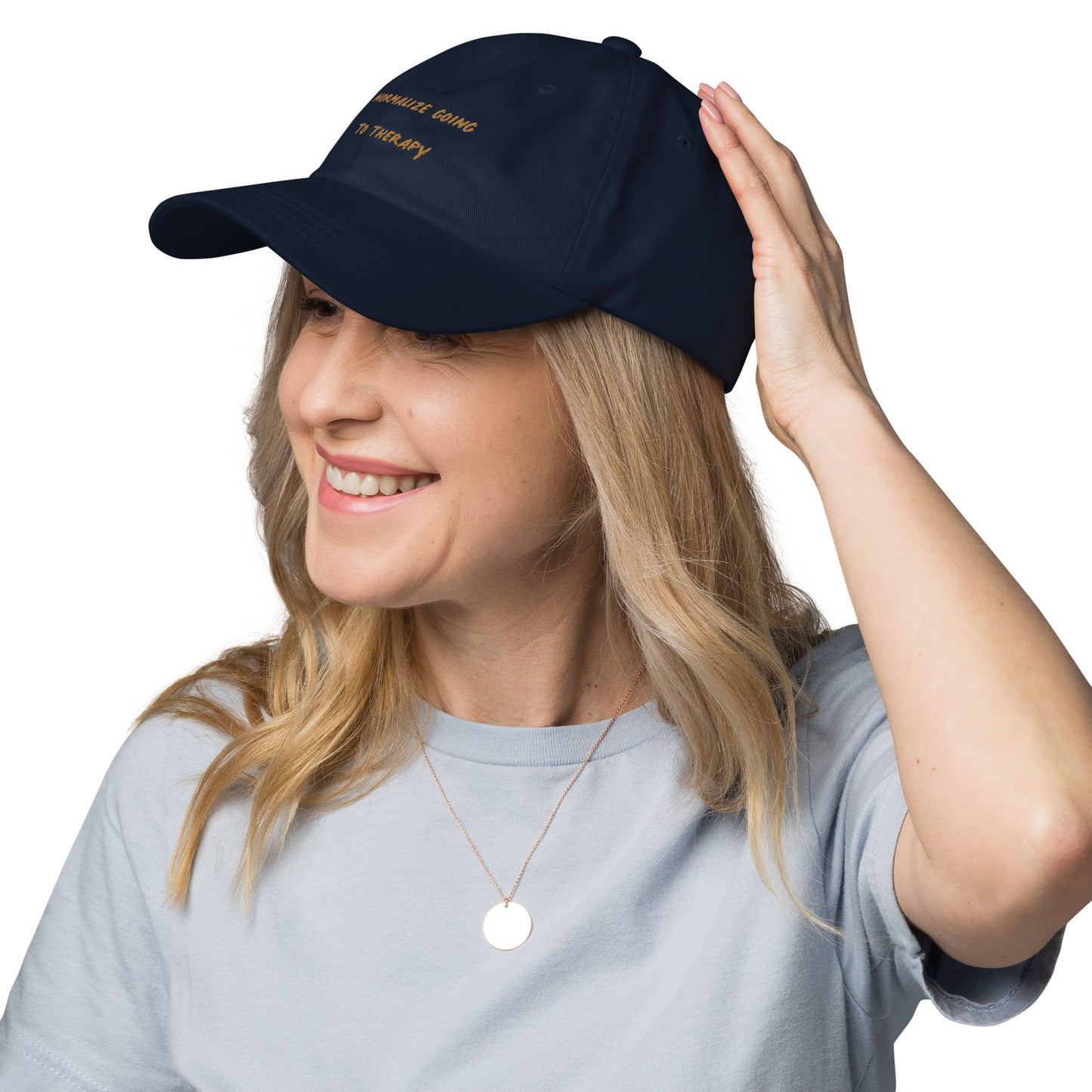 Normalize Going To Therapy Embroidered Unisex Cap