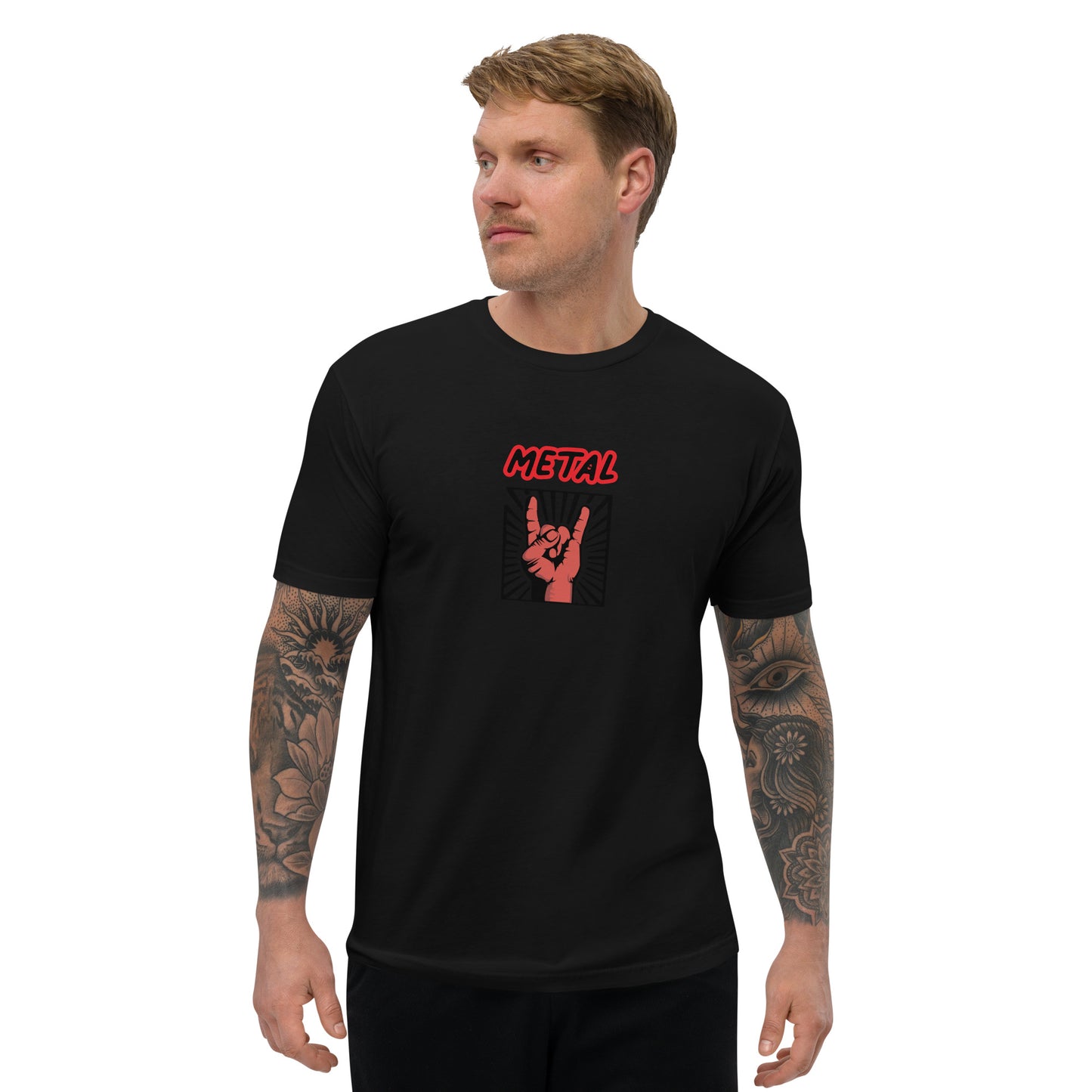 Of Course Black People Listen To Metal / Metal Mens T-Shirt