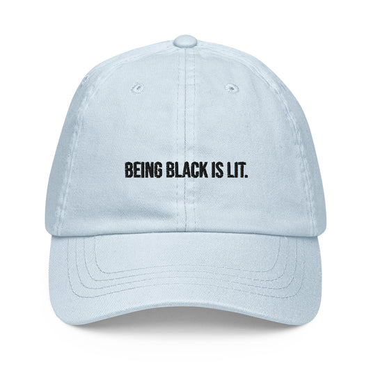 Being Black Is Lit Pastel Baseball Cap