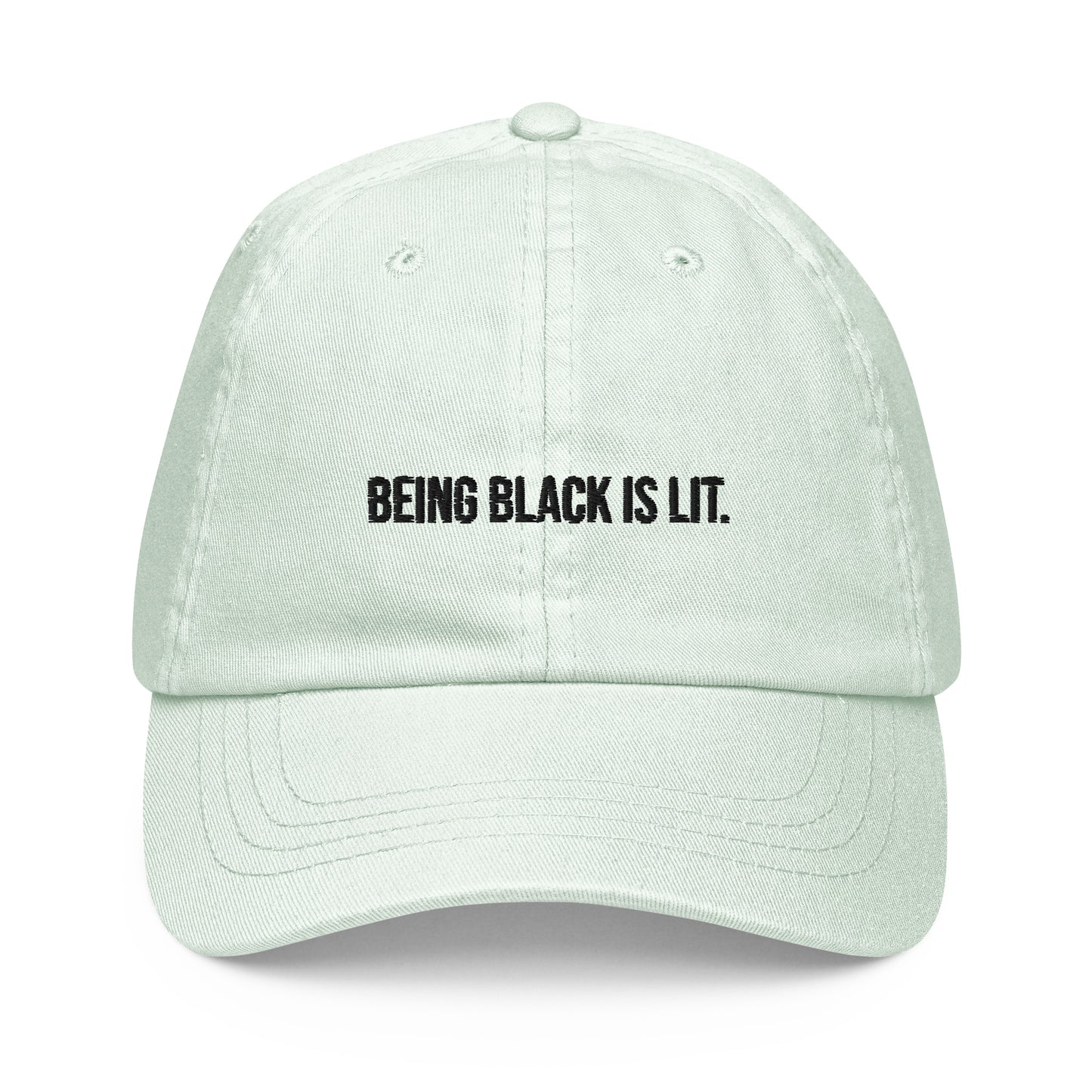 Being Black Is Lit Pastel Baseball Cap