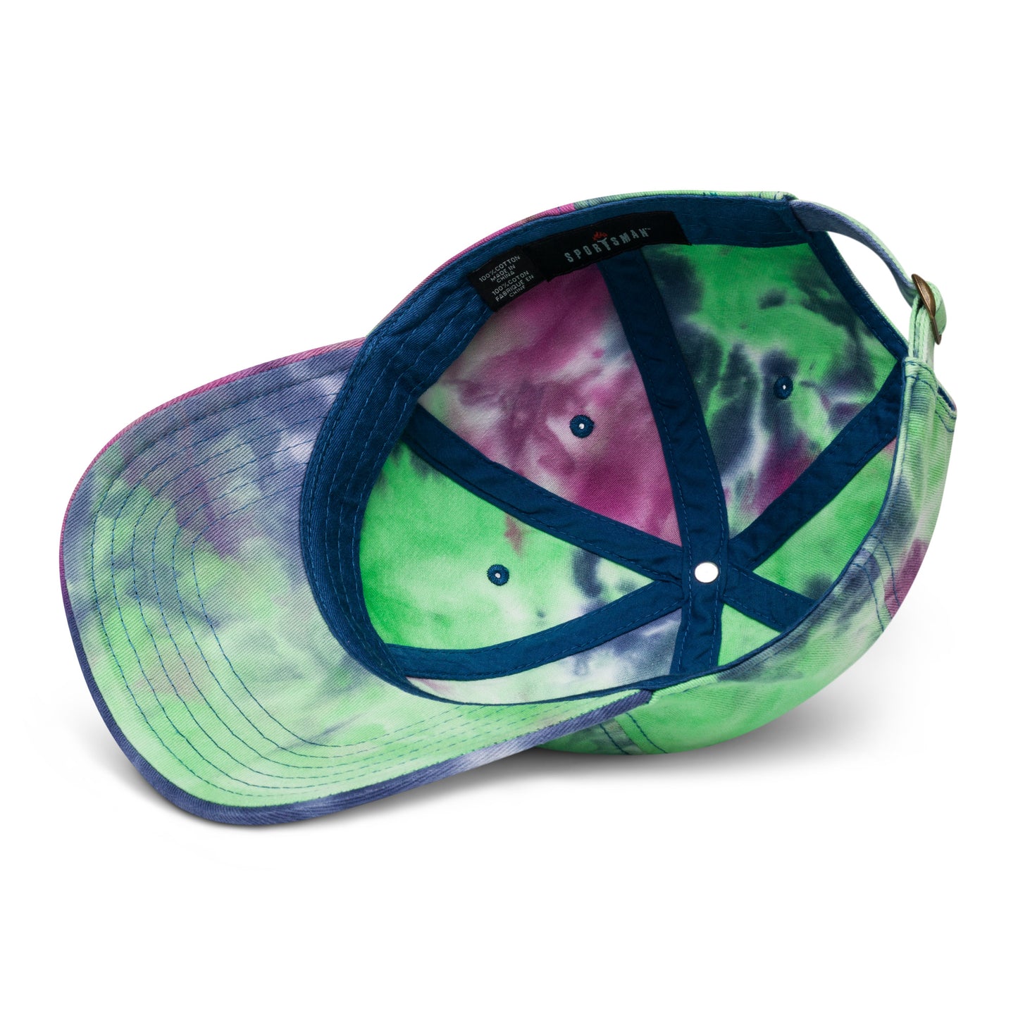 Abolish Absent Fathers Embroidered Unisex Tie Dye Cap