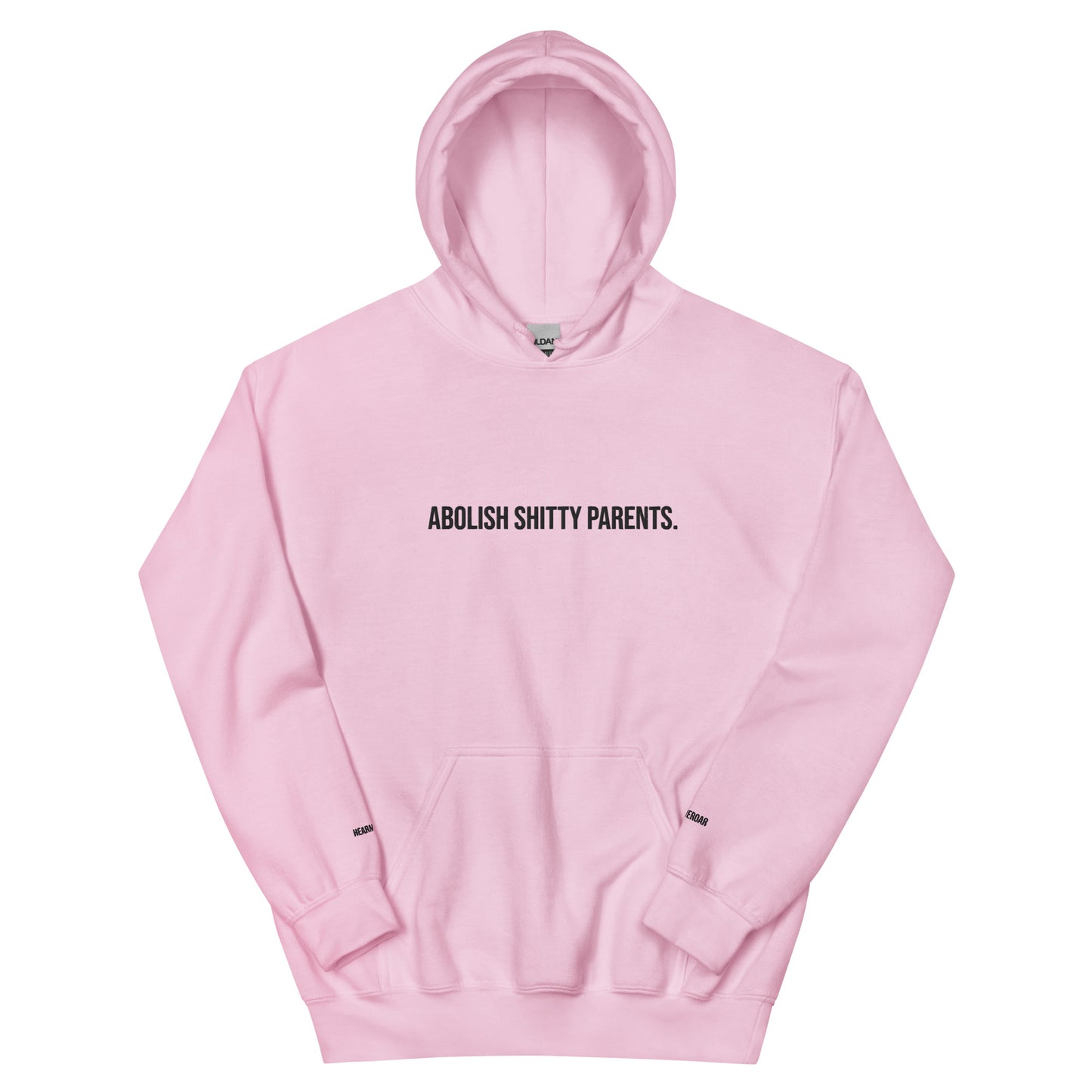 Embroidered Abolish Shitty Parents Unisex Hoodie