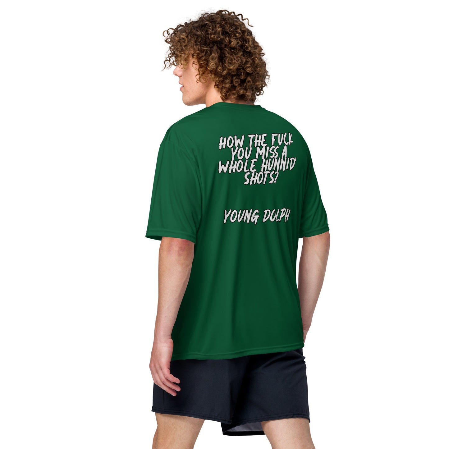 How The Fuck You Miss A Whole Hunnid Shots Young Dolph Unisex Performance T-Shirt
