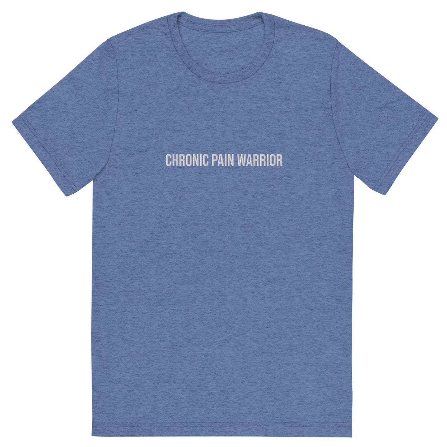 Chronic Pain Warrior / Just Because I Carry It Well Embroidered Unisex T-Shirt