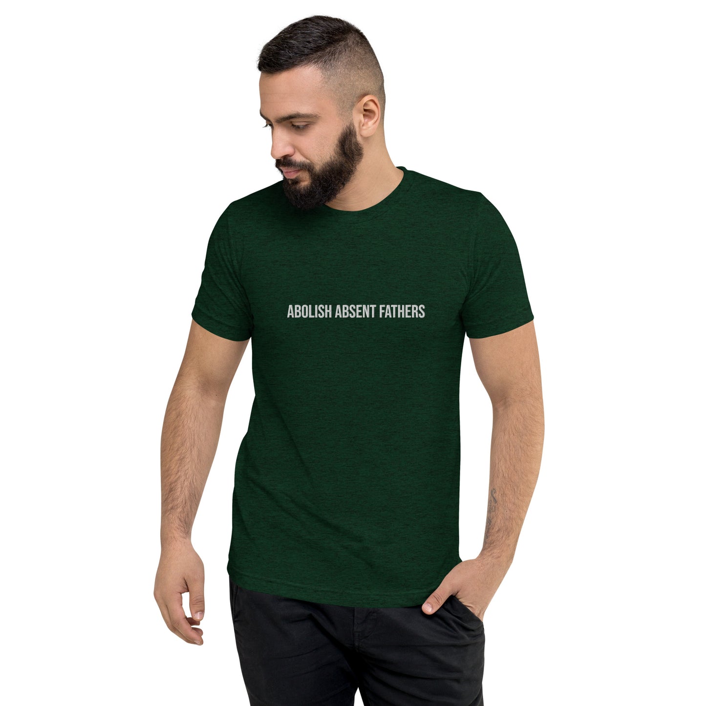 Abolish Absent Fathers Embroidered Unisex T-Shirt