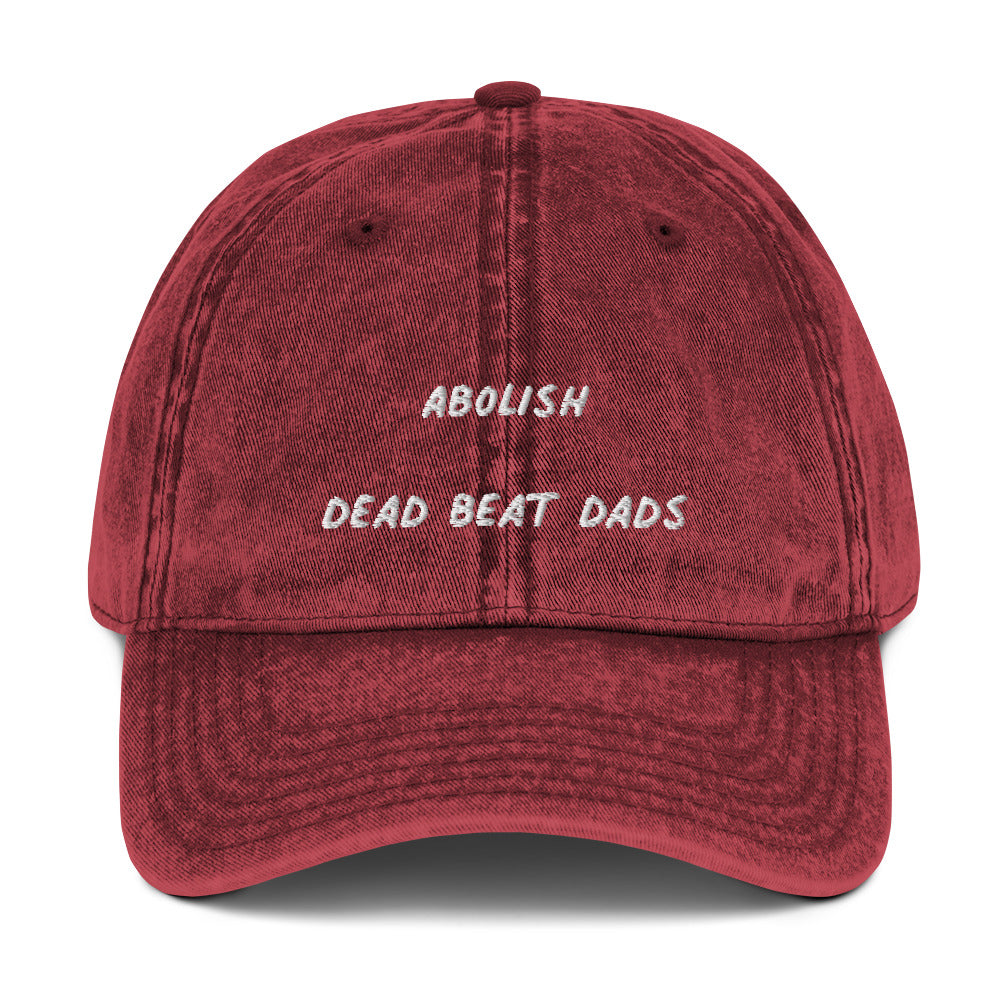 Вінтажна кепка унісекс з вишивкою Dead Beat Dads