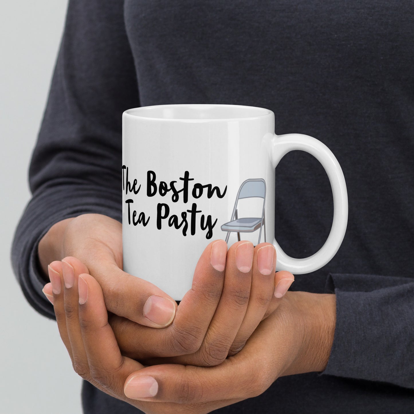 The Boston Tea Party White Glossy Mug